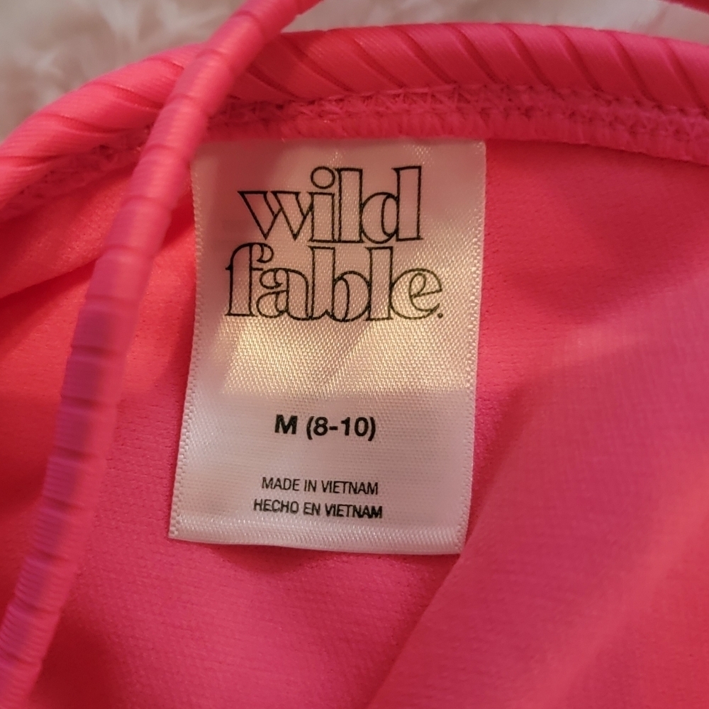 Wild Fable Bright Pink Swim Top - Picture 3 of 3